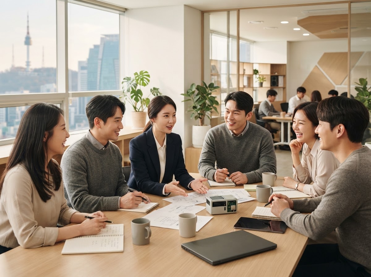 통만흥 사무 공간과 분석 업무 환경